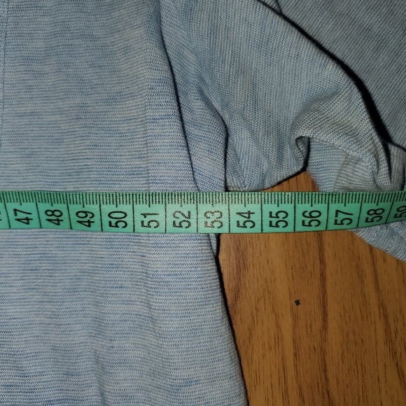 Travis Mathew T-Shirt Blue Front Pocket Size Large Golf - Picture 4 of 6